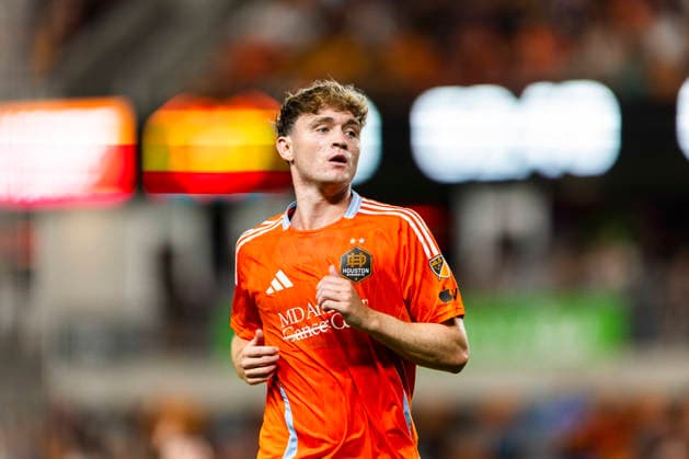 August 29, 2026, Houston, Texas, USA: A Houston Dynamo player looks on during the MLS, Fussball Herren, USA match between the San Jose Earthquakes and the Houston Dynamo at Shell Energy Stadium. Soccer 2026: Dynamo 0:0 Earthquakes  - ZUMAn340 20260829_zsp_n340_020 Copyright: xJoexNogalskix