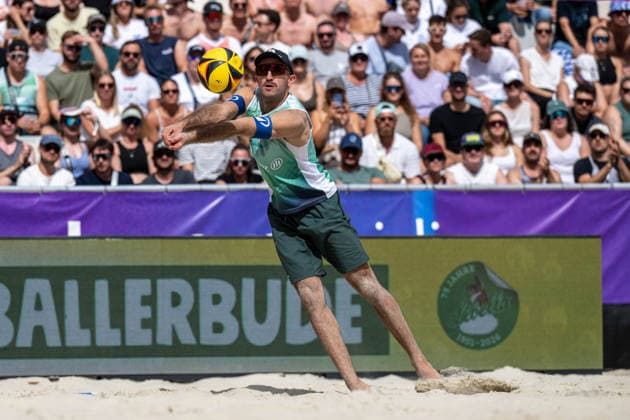 German Beach Championship (German Beach Volleyball Championship) Dortmund, Germany August 29, 2026 DORTMUND, GERMANY AUGUST 29 Tilo Rietschel, Player 2 for VSG Lübeck, during the German Beach Championship (German Beach Volleyball Championship) in Dortmund on August 29, 2026, in Dortmund, Germany Copyright: xBEAUTIFULxSPORTS PeterxWeberx