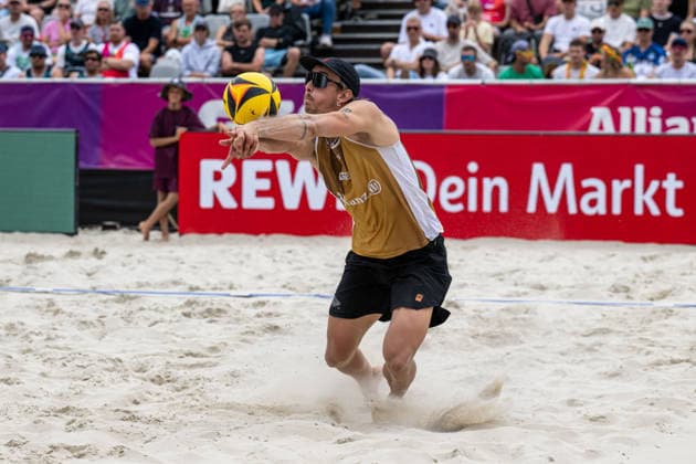 German Beach Championship German Beach Volleyball Championship Dortmund, Germany August 29, 2026 DORTMUND, GERMANY AUGUST 29 Lukas Pfretzschner Player 2, Eintracht Spontent during the German Beach Championship (German Beach Volleyball Championship) in Dortmund on August 29, 2026, in Dortmund, Germany Copyright: xBEAUTIFULxSPORTS PeterxWeberx