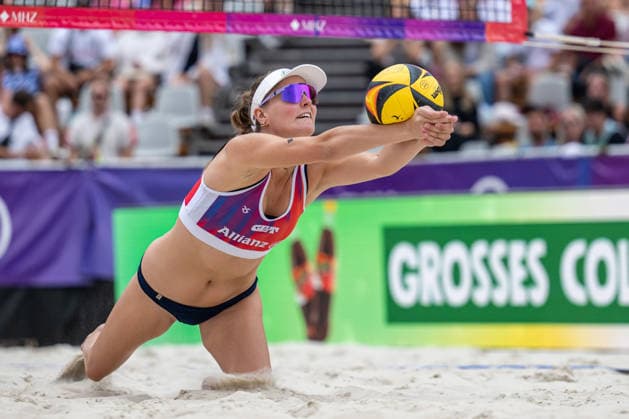 German Beach Championship (German Beach Volleyball Championship) Dortmund, Germany August 29, 2026 DORTMUND, GERMANY AUGUST 29 Sarah Schulz, Player 2, 1 Beachclub Kiel e. V. during the German Beach Championship (German Beach Volleyball Championship) in Dortmund on August 29, 2026, in Dortmund, Germany Copyright: xBEAUTIFULxSPORTS PeterxWeberx