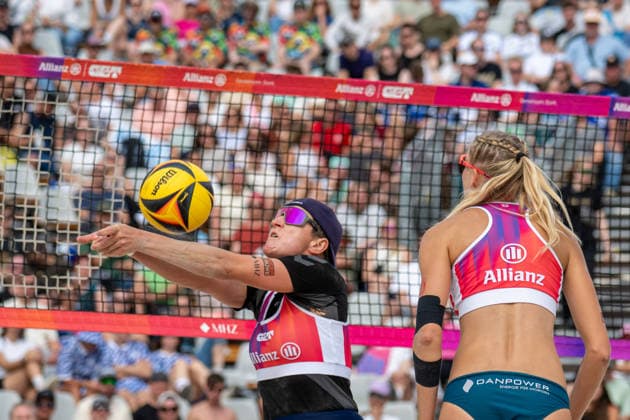 German Beach Championship German Beach Volleyball Championship Dortmund, Germany August 29, 2026 DORTMUND, GERMANY AUGUST 29 Melanie Gernert Player 2, SV Energie Cottbus during the German Beach Championship (Deutsche Beachvolleyball Meisterschaft) in Dortmund on August 29, 2026, in Dortmund, Germany Copyright: xBEAUTIFULxSPORTS PeterxWeberx