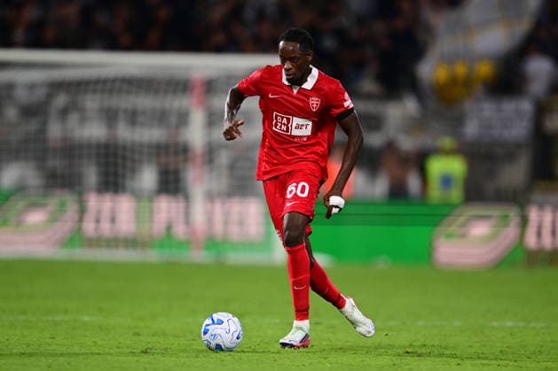 AC Monza v Udinese Calcio - Serie A 2026 27 Eddy Kouadio of AC Monza in action during a Serie A match between AC Monza and Udinese Calcio at Brianteo Stadium in Monza, Italy, on August 29, 2026. Monza Lombardy Italy  Copyright: xAndreaxDiodatox originalFilename:diodato-acmonzav260829_npbYV.jpg