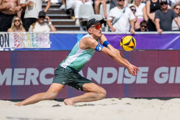 German Beach Championship (German Beach Volleyball Championship) Dortmund, Germany August 29, 2026 DORTMUND, GERMANY AUGUST 29 Momme Lorenz Player 1, 1 Beachclub Kiel during the German Beach Championship (German Beach Volleyball Championship) in Dortmund on August 29, 2026, in Dortmund, Germany Copyright: xBEAUTIFULxSPORTS PeterxWeberx