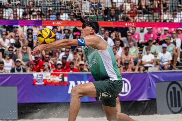 German Beach Championship (German Beach Volleyball Championship) Dortmund, Germany August 29, 2026 DORTMUND, GERMANY AUGUST 29 Momme Lorenz Player 1, 1 Beachclub Kiel during the German Beach Championship (Deutsche Beachvolleyball Meisterschaft) in Dortmund on August 29, 2026 Copyright: xBEAUTIFULxSPORTS PeterxWeberx