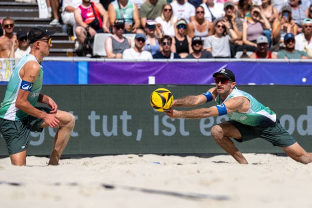 German Beach Championship (German Beach Volleyball Championship) Dortmund, Germany August 29, 2026 DORTMUND, GERMANY AUGUST 29 Tilo Rietschel, Player 2 for VSG Lübeck, during the German Beach Championship (Deutsche Beachvolleyball Meisterschaft) in Dortmund on August 29, 2026, in Dortmund, Germany Copyright: xBEAUTIFULxSPORTS PeterxWeberx
