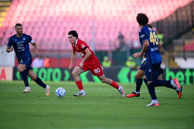 AC Monza v Udinese Calcio - Serie A 2026 27 Mathias Mout plays during the Serie A match between AC Monza and Udinese Calcio at Brianteo Stadium in Monza, Italy, on August 29, 2026. Monza Lombardy Italy  Copyright: xAndreaxDiodatox originalFilename:diodato-acmonzav260829_npDsh.jpg