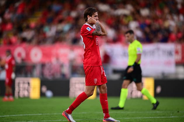 AC Monza v Udinese Calcio - Serie A 2026 27 Andrea Colpani of AC Monza looks on during a Serie A match between AC Monza and Udinese Calcio at Brianteo Stadium in Monza, Italy, on August 29, 2026. Monza Lombardy Italy  Copyright: xAndreaxDiodatox originalFilename:diodato-acmonzav260829_npQEZ.jpg