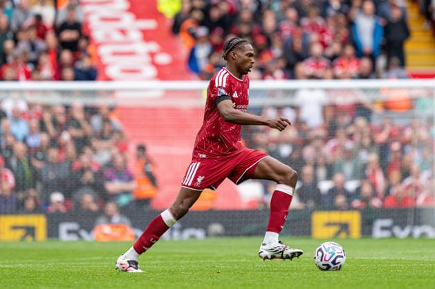 Liverpool v Nottingham Forest FC - Premier League 2026 27 Jeremy Jacquet of Liverpool in action during the Premier League match between Liverpool and Nottingham Forest at Anfield in Liverpool, on August 29, 2026. Liverpool Merseyside United Kingdom  Copyright: xMIxNewsx originalFilename:fletcher-liverpoo260829_npAyi.jpg