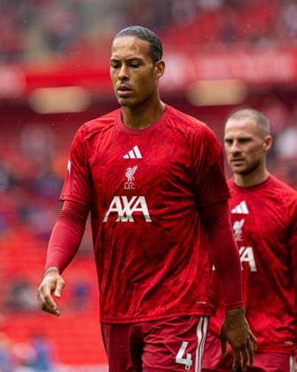 Liverpool v Nottingham Forest FC - Premier League 2026 27 Virgil van Dijk of Liverpool warms up during the Premier League match between Liverpool and Nottingham Forest at Anfield in Liverpool, on August 29, 2026. Liverpool Merseyside United Kingdom  Copyright: xMIxNewsx originalFilename:fletcher-liverpoo260829_nputx.jpg