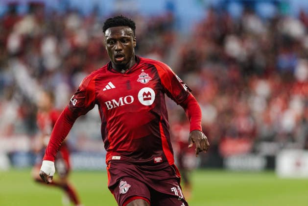 Portrait of Derrick Etienne Jr of Toronto FC during the MLS, Fussball Herren, USA Regular Season match between Toronto FC and New York City FC on August 29, 2026 in BMO Field, Toronto, Ontario, Canada Copyright: xCurtisxWongx xSPPx Sportspressphoto_SPR219398