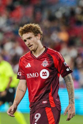Portrait of Josh Sargent of Toronto FC during the MLS, Fussball Herren, USA Regular Season match between Toronto FC and New York City FC on August 29, 2026 in BMO Field, Toronto, Ontario, Canada Copyright: xCurtisxWongx xSPPx Sportspressphoto_SPR219426