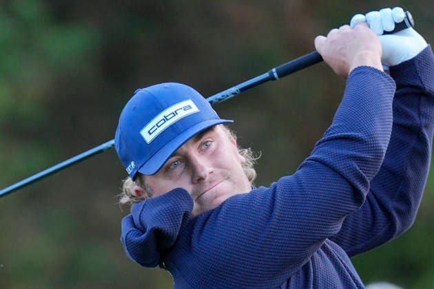 SUTTON COLDFIELD, ENGLAND - AUG 30: Oliver Lindell (FIN) plays from the eighteenth tee during the delayed Round 3 at the 2026 Husqvarna British Masters at The Belfry, Sutton Coalfield on August 30, 2026 in Warwickshire, England The 2026 Husqvarna British Masters