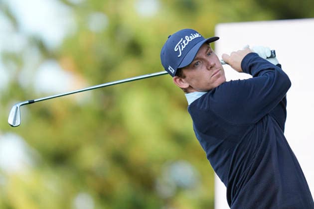 SUTTON COLDFIELD, ENGLAND - AUG 30: Daniel Hillier (NZL) plays from the twelfth tee during the delayed Round 3 at the 2026 Husqvarna British Masters at The Belfry, Sutton Coalfield on August 30, 2026 in Warwickshire, England The 2026 Husqvarna British Masters