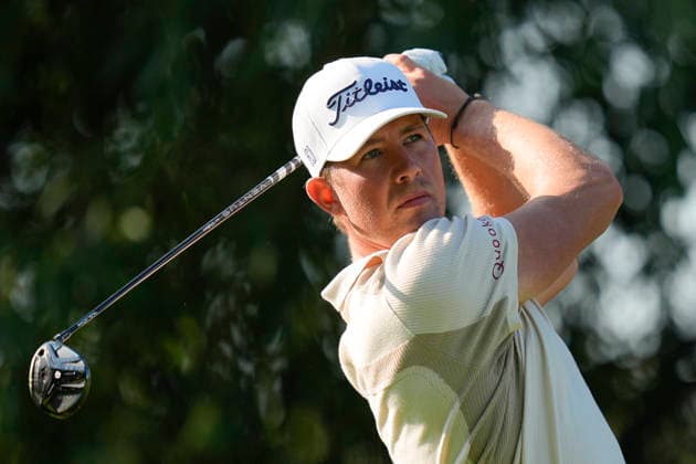 SUTTON COLDFIELD, ENGLAND - AUG 30: Niklas Norgaard Moller (DEN) plays from the seventeenth tee during the delayed Round 3 at the 2026 Husqvarna British Masters at The Belfry, Sutton Coalfield on August 30, 2026 in Warwickshire, England The 2026 Husqvarna British Masters