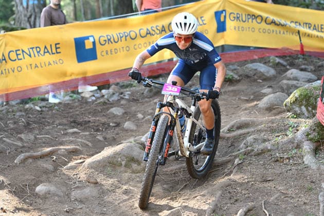 XCO Olympic Cross-Country - Women Under 23 (38) Lucia Miralles of Argentina competes during UCI MTB World Championship, WM, Weltmeisterschaft - Val di Sole 2026 - XCO Olympic Cross-Country - Women Under 23 category race on August 30, 2026 Val di Sole, Trento Italy. Commezzadura Trentino Italy  Copyright: xRobertoxTommasinix originalFilename:tommasini-ucimtbwo260830_npGTL.jpg