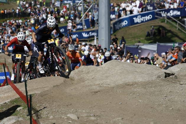 August 30, 2026, Daolasa di Commezzadura, Val di Sole Bikeland, 2026 UCI MTB World Championships Men s U23 XCO (Cross Country Olympic) Thibaut François Baudry 3rd (ESP), Sivert Ekroll 7th (NOR), and Benjamin Kruger 10th (GER) Daolasa di Commezzadura, Val di Sole Bikeland, Trento, Italy Copyright: xJustPictures.ch FrancescoxMinghettix jp-en-FrMi-_NG_0041