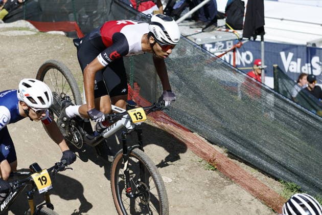 August 30, 2026, Daolasa di Commezzadura, Val di Sole Bikeland, 2026 UCI MTB World Championships Men s U23 XCO (Cross Country Olympic) Khalid Sidahmed 13 SUI Daolasa di Commezzadura Val di Sole Bikeland Trento, Italy Copyright: xJustPictures.ch FrancescoxMinghettix jp-en-FrMi-_NG_0068