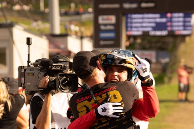 IPA87930571 - Goldstone Jackson (CAN) during the Men s Elite Downhill race at the Val di Sole UCI Mountain Bike World Championships—the DHI race at Val di Sole Downhill—on August 29, 2026.  Copyright: xFabioxAverna IPAxSportx xx 87930571