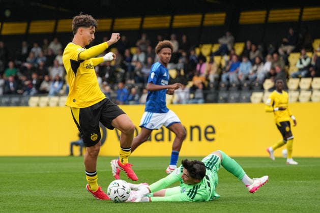 Sunday, August 30, 2026, 2026–2027 Season, Matchday 4, U17 DFB Youth League Preliminary Round, Group G, at BVB Fußballpark Hohenbuschei, Dortmund, Germany BV Borussia Dortmund U17 vs. FC Schalke 04 U17 Adriano Bejta BVB