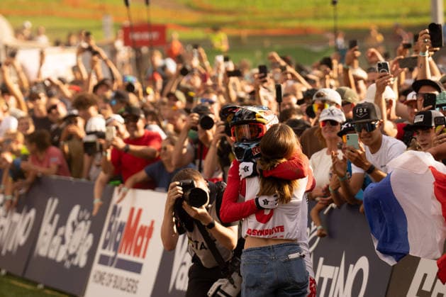 IPA87930595 - Goldstone Jackson (CAN) during the Men s Elite Downhill race at the Val di Sole UCI Mountain Bike World Championships—the DHI race at Val di Sole Downhill—on August 29, 2026.  Copyright: xFabioxAverna IPAxSportx xx 87930595