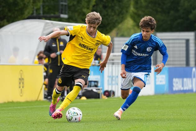 Football, Under-17s, DFB Youth League, Borussia Dortmund v FC Schalke 04