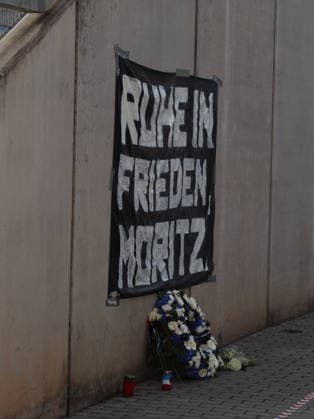 August 30, 2026, Soccer, Men s, 3rd Division, 2026–2027 Season, 1. FC Saarbrücken vs. FC Hansa Rostock, The memorial for the late FC Hansa Rostock fan Moritz, Saarbrücken, Ludwigspark Stadium, Saarland, Germany, DEU Copyright: xSebastianxBachx