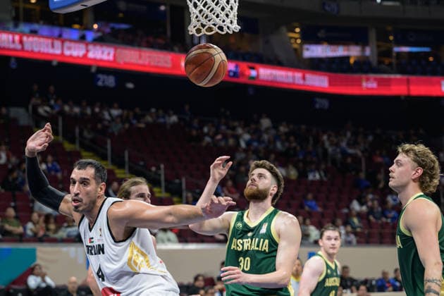 August 30, 2026, Manila, Manila, Philippines: FIBA World Cup Basketball Asian Qualifiers The Australian Boomers vs Jordan in the Group E match of the FIBA Basketball World Cup Qualifiers at the Mall of Asia Arena, Manila, Philippines on Sunday 30 August 2026..The top 2 teams with qualify for the FIBA Basketball World Cup, Qatar in 2027. FIBA World Cup Basketball Asian Qualifiers  - ZUMAr144 20260830_zap_r144_020 Copyright: xJaynexRussellx