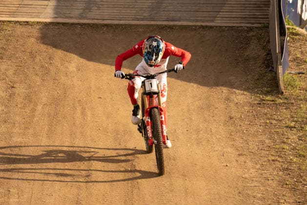 CYCLING - MTB - Mountain Biking - UCI MTB World Championships Photo by IPA ABACAPRESS.COM87930370 - Goldstone Jackson (CAN) during the Men s Elite Downhill race at the Val di Sole UCI Mountain Bike World Championships—the DHI race at Val di Sole Downhill—on August 29, 2026. Val di Sole Italy  Copyright: xIPAxSport ABACAx