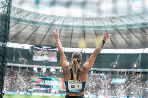 Valarie Sion (United States, Discus Throw), GER, Leichtathletik, Athletics, ISTAF, Berlin, 30.08.2026, GER, Leichtathletik, Athletics, ISTAF, Berlin, 30.08.2026 Berlin *** Valarie Sion, United States, Discus Throw, GER, Track and Field, Athletics, ISTAF, Berlin, August 30, 2026, GER, Track and Field, Athletics, ISTAF, Berlin, August 30, 2026, Berlin Copyright: xStefanxMayerx EP_SMR