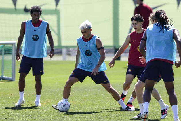 Football, Spain, FC Barcelona, Training