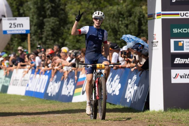 CYCLING - MTB - Mountain Biking - UCI MTB World Championships Photo by IPA ABACAPRESS.COM87931808 - 11 Alix Andre Gallis of France (FRA) in the Men’s Under-23 category during the Men’s Under-23 Cross-Country Olympic race at the Val di Sole UCI Mountain Bike World Championships—DHI race at Val di Sole Downhill—on August 30, 2026. Val di Sole Italy  Copyright: xIPAxSport ABACAx