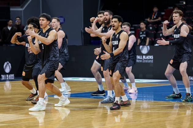 New Zealand face Syria in FIBA World Cup Asian Qualifier in Manila MANILA, PHILIPPINES, AUGUST 30, 2026: Players in action during the FIBA Basketball World Cup Asian Qualifiers Group E game between New Zealand and Syria in Manila. Manila Philippines Copyright: x xMarkxFredesjedxRollonxCristinox xJNAxPressx