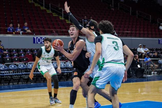 August 30, 2026, Manila, Philippines: MANILA, PHILIPPINES, AUGUST 30, 2026: Players in action during the FIBA Basketball World Cup Asian Qualifiers Group E game between New Zealand and Syria in Manila. Manila Philippines - ZUMAq101 0865301570st Copyright: xMarkxFredesjedxRollonxCristinox