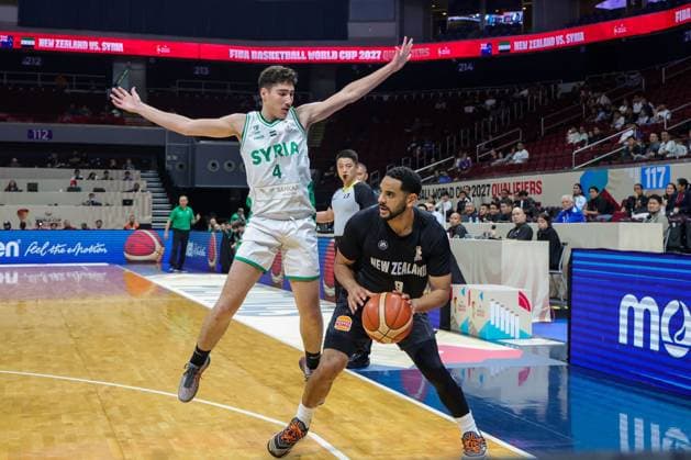 August 30, 2026, Manila, Philippines: MANILA, PHILIPPINES, AUGUST 30, 2026: Players in action during the FIBA Basketball World Cup Asian Qualifiers Group E game between New Zealand and Syria in Manila. Manila Philippines - ZUMAq101 0865301593st Copyright: xMarkxFredesjedxRollonxCristinox