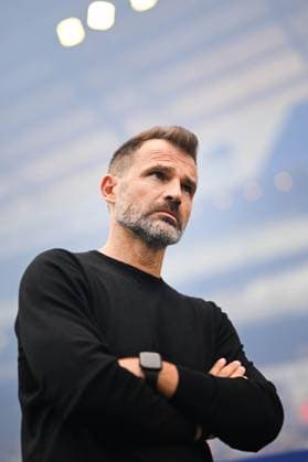 Club s head coach Ivan Leko is pictured before a soccer match between KAA Gent and Club Brugge, Sunday 30 August 2026 in Gent, on day 4 of the 2026-2027 Jupiler Pro League first division of the Belgian championship. KURTxDESPLENTER  x184734541x