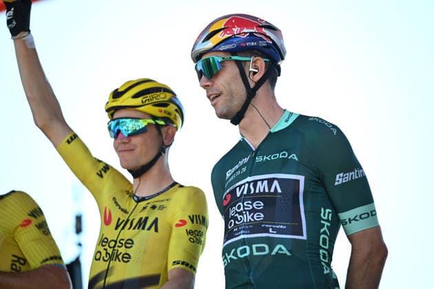 30-08-2026 Vuelta A Espana; Tappa 09 Villajoyosa - Alto De Aitana; 2026, Visma - Lease A Bike; Van Aert, Wout; Kuss, Sepp; Villajoyosa; 