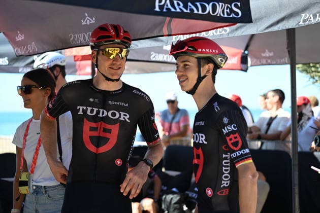 30-08-2026 Vuelta A Espana; Tappa 09 Villajoyosa - Alto De Aitana; 2026, Tudor; Kung, Stefan; Brenner, Marco; Villajoyosa; 