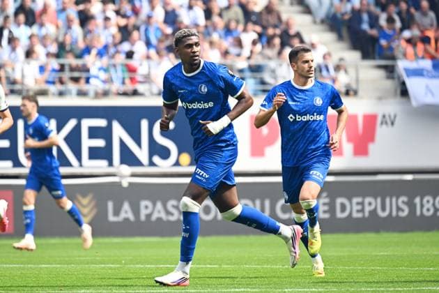 Gent s Josue Vergara is pictured during a soccer match between KAA Gent and Club Brugge, Sunday 30 August 2026 in Gent, on day 4 of the 2026-2027 Jupiler Pro League first division of the Belgian championship. KURTxDESPLENTER  x184735188x