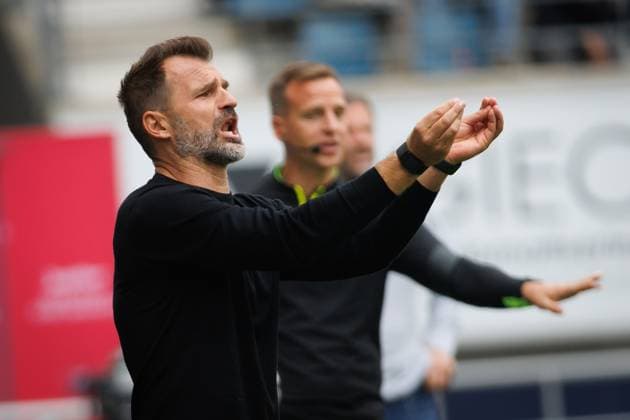 Club s head coach Ivan Leko pictured during a soccer match between KAA Gent and Club Brugge, Sunday 30 August 2026 in Gent, on day 4 of the 2026-2027 Jupiler Pro League first division of the Belgian championship. KURTxDESPLENTER  x184735876x