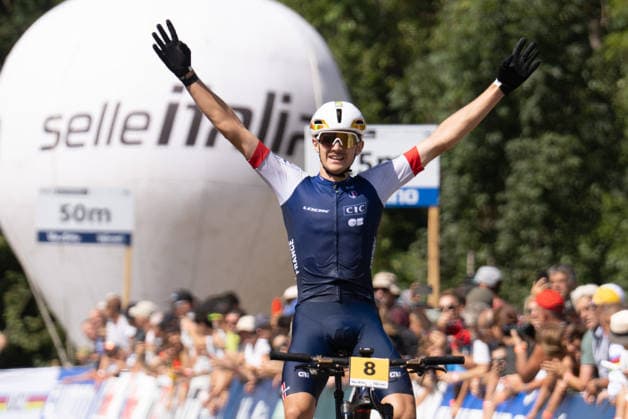 UCI MTB World Championships - Nael Rouffiac Wins Men s U23 XCO Nael Rouffiac of France (FRA) in the Men s Under-23 category competes during the Men s Under-23 Cross-Country Olympic race at the Val di Sole UCI Mountain Bike World Championships - DHI race at Val di Sole Downhill in Val di Sole, Italy on August 30, 2026. Photo by IPA ABACAPRESS.COM Val di Sole Italy  Copyright: xIPAxSport ABACAx