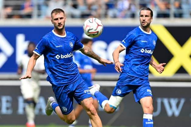 KAA Gent v Club Brugge - Jupiler Pro League GENT, BELGIUM - AUGUST 30 : Van Der Heyden Siebe defender of KAA Gent during the Jupiler Pro League match between KAA Gent and Club Brugge on August 30, 2026 in Gent, Belgium, 30 08 2026 Gent Belgium  Copyright: xDhax