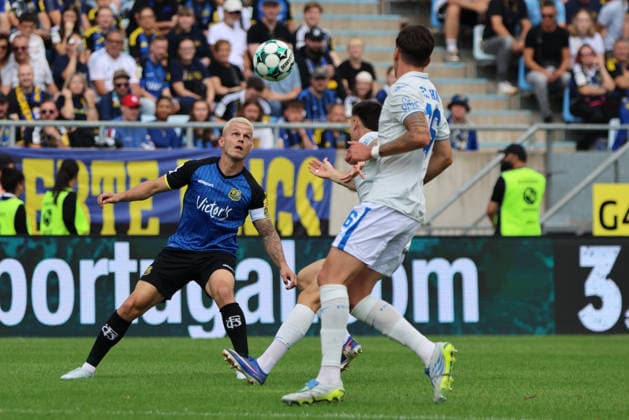 August 30, 2026, Soccer, Men s, 3rd Division, 2026–2027 Season, 1 FC Saarbrücken vs. FC Hansa Rostock, Florian Pick (1 FC Saarbrücken), Lukas Wallner (Hansa Rostock), Saarbrücken, Ludwigsparkstadion, Saarland, Germany, DEU Copyright: xSebastianxBachx