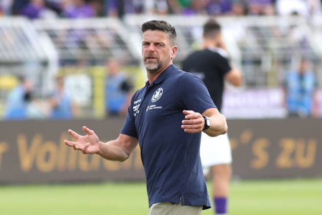 Soccer, Northeast Regional League: 1 FC Lok Leipzig vs. FC Erzgebirge Aue, August 30, 2026; Head Coach Torsten Ziegner; Lok Leipzig Soccer, Northeast Regional League, 2026–2027 Season, Matchday 7: 1 FC Lok Leipzig vs. FC Erzgebirge Aue on August 30, 2026, at Bruno Plache Stadium, Leipzig Copyright: xBEAUTIFULxSPORTS JanxKaeferx