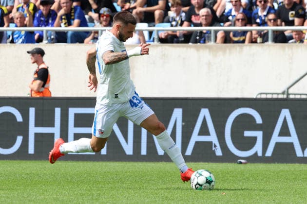 August 30, 2026, xrekx, Soccer 3rd Division, 1. FC Saarbrücken vs. Hansa Rostock, Leon Dajaku, FC Hansa Rostock, Saarbrücken