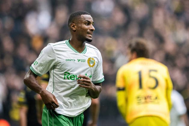 August 30, 2026: Hammarby s Paulos Abraham during the Allsvenskan soccer match between AIK and Hammarby in Stockholm  Copyright: JESPERxZERMAN BB260830JZ025
