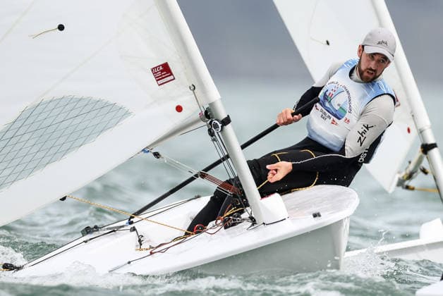 REPRO FREE *PRESS RELEASE NO REPRODUCTION FEE* IRISH EDITORIAL USE ONLY 2026 ILCA Laser Men s World Sailing Championships, Dun Laoghaire, Dublin 30 8 2026 Medal Race Ireland™s Finn Lynch Finn Lynch 30 8 2026  Copyright: xx DC1A7802