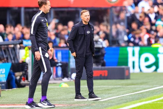 ROTTERDAM , 30-08-2026. Stadion de Kuip , season 2026 2027 , Dutch Eredivisie Football , match between Feyenoord and ADO Den Haag , picture shows, Robin Peter Feyenoord - ADO  x206243942x Copyright: