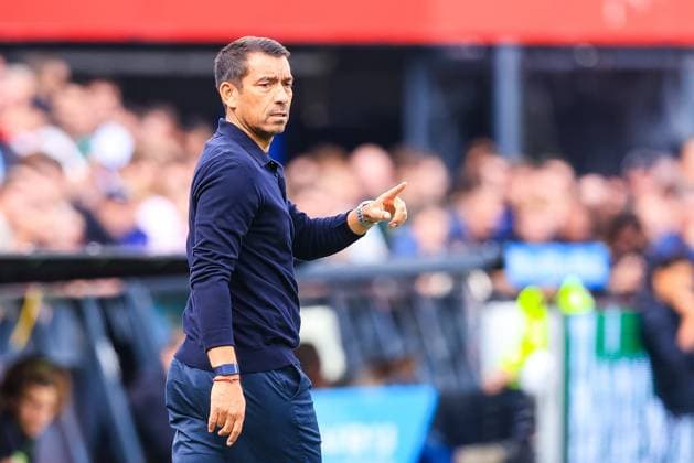 ROTTERDAM , 30-08-2026. Stadion de Kuip , season 2026 2027 , Dutch Eredivisie Football , match between Feyenoord and ADO Den Haag , picture shows, Giovanni van Bronckhorst Feyenoord - ADO  x206243943x Copyright: