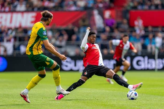 ROTTERDAM , 30-08-2026 , Stadium feijenoord De Kuip , season 2025 2026 , Dutch Eredivisie football , match between Feyenoord and ADO Den Haag , picture shows Feyenoord player Gaoussou Diarra Feyenoord - ADO  x206244021x Copyright: