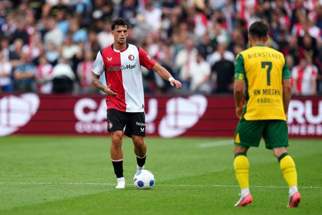 Eredivisie: Feyenoord Rotterdam v ADO Den Haag Rotterdam - Javier Lopez of Feyenoord Rotterdam dribbles during the fourth competition round of the 2026 2027 Eredivisie season. The match is set between Feyenoord Rotterdam and ADO Den Haag at De Kuip on 30 August 2026 in Rotterdam, The Netherlands. (Hero Images Yannick Verhoeven) Copyright: xYannickxVerhoevenx